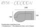 Preview: yoko-home Sofa COCOON - Rundelement links und Eckelement mit 4 Kissen